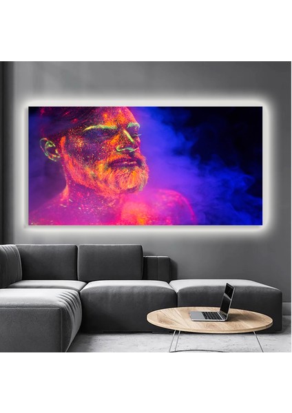 LED Işıklı Kanvas Tablo, 3D Dekoratif Baskılı Tablo Yapay Zeka Destekli Modern Tasarımlar 09 modelleri
