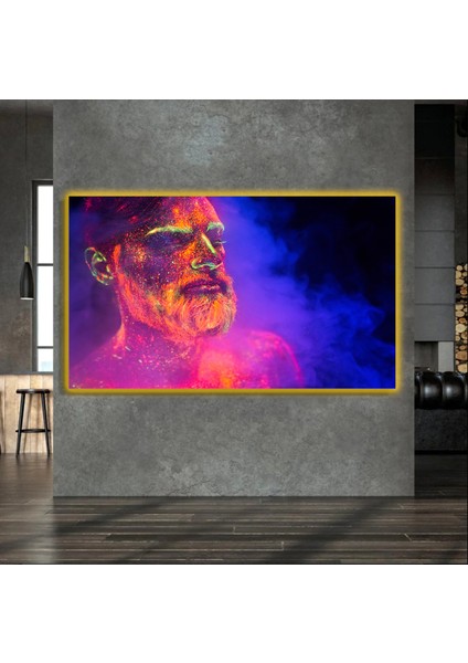 LED Işıklı Kanvas Tablo, 3D Dekoratif Baskılı Tablo Yapay Zeka Destekli Modern Tasarımlar 09 fırsatları