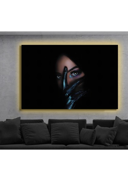 LED Işıklı Kanvas Tablo, 3D Dekoratif Baskılı Tablo Yapay Zeka Destekli Modern Tasarımlar 266