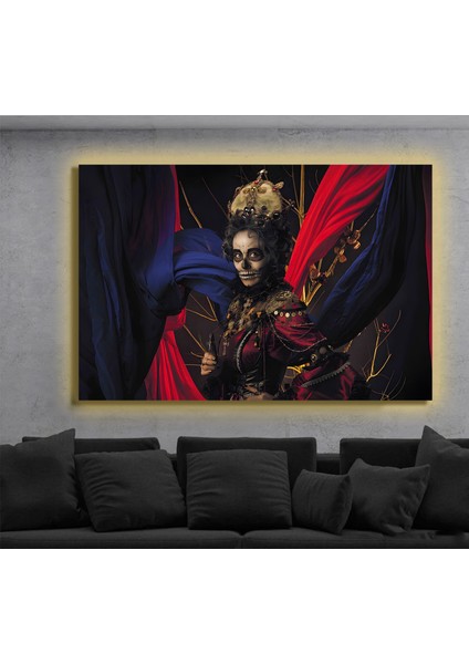 LED Işıklı Kanvas Tablo, 3D Dekoratif Baskılı Tablo Yapay Zeka Destekli Modern Tasarımlar 268