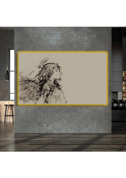 LED Işıklı Kanvas Tablo, 3D Dekoratif Baskılı Tablo Yapay Zeka Destekli Modern Tasarımlar 322