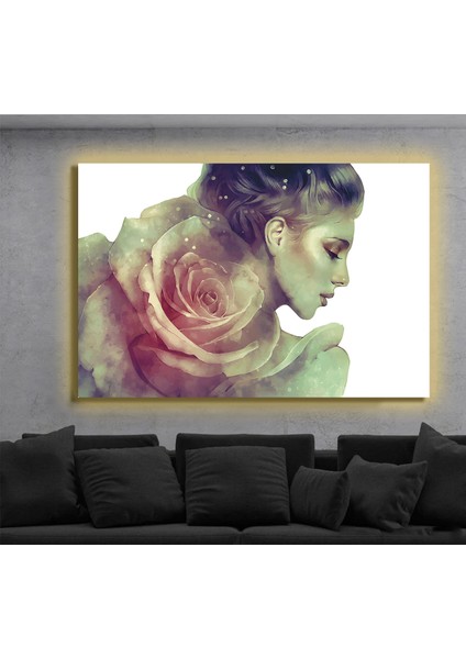 LED Işıklı Kanvas Tablo, 3D Dekoratif Baskılı Tablo Yapay Zeka Destekli Modern Tasarımlar 12