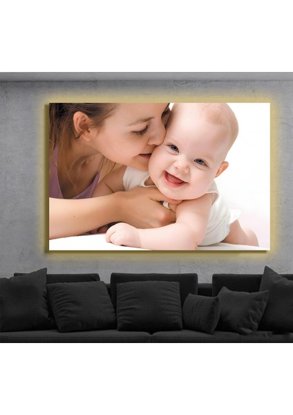 LED Işıklı Kanvas Tablo, 3D Dekoratif Baskılı Tablo Yapay Zeka Destekli Modern Tasarımlar 281