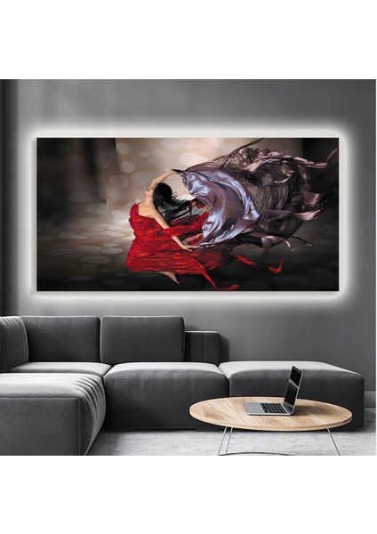 LED Işıklı Kanvas Tablo, 3D Dekoratif Baskılı Tablo Yapay Zeka Destekli Modern Tasarımlar 482 modelleri