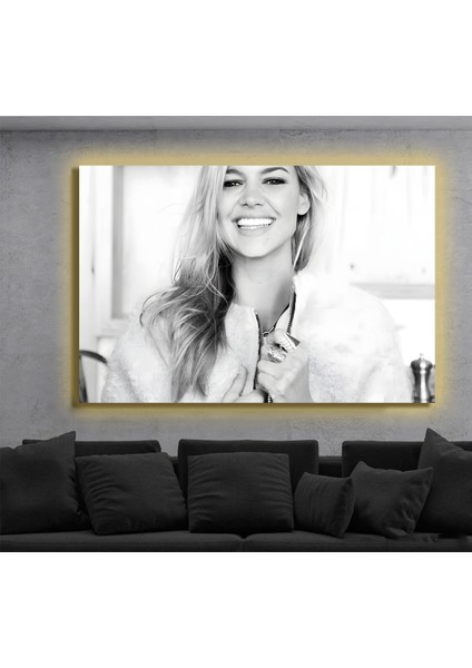 LED Işıklı Kanvas Tablo, 3D Dekoratif Baskılı Tablo Yapay Zeka Destekli Modern Tasarımlar 105