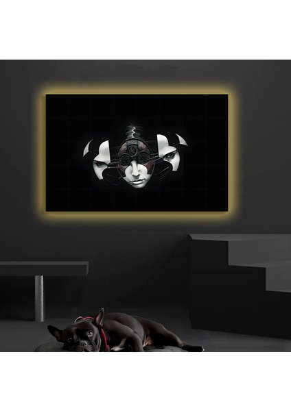 LED Işıklı Kanvas Tablo, 3D Dekoratif Baskılı Tablo Yapay Zeka Destekli Modern Tasarımlar 479 fiyatları