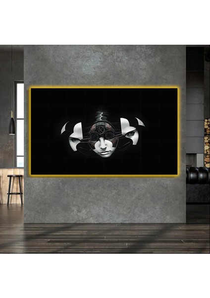 LED Işıklı Kanvas Tablo, 3D Dekoratif Baskılı Tablo Yapay Zeka Destekli Modern Tasarımlar 479 fırsatları