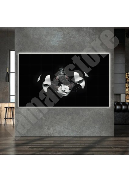 LED Işıklı Kanvas Tablo, 3D Dekoratif Baskılı Tablo Yapay Zeka Destekli Modern Tasarımlar 479 indirimleri