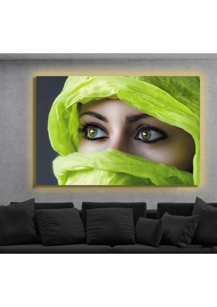 LED Işıklı Kanvas Tablo, 3D Dekoratif Baskılı Tablo Yapay Zeka Destekli Modern Tasarımlar 439