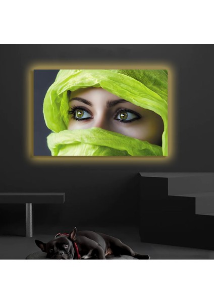 LED Işıklı Kanvas Tablo, 3D Dekoratif Baskılı Tablo Yapay Zeka Destekli Modern Tasarımlar 439 fiyatları