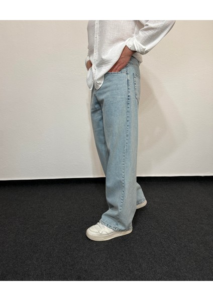 Erkek Süper Baggy Kot Pantolon