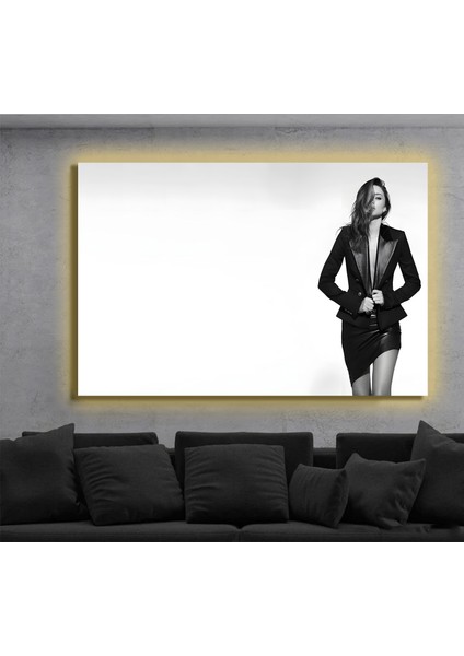 LED Işıklı Kanvas Tablo, 3D Dekoratif Baskılı Tablo Yapay Zeka Destekli Modern Tasarımlar 115