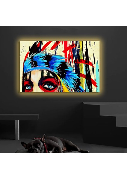 LED Işıklı Kanvas Tablo, 3D Dekoratif Baskılı Tablo Yapay Zeka Destekli Modern Tasarımlar 444 fiyatları