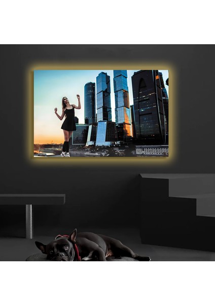 LED Işıklı Kanvas Tablo, 3D Dekoratif Baskılı Tablo Yapay Zeka Destekli Modern Tasarımlar 486 fiyatları