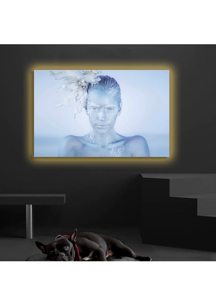 LED Işıklı Kanvas Tablo, 3D Dekoratif Baskılı Tablo Yapay Zeka Destekli Modern Tasarımlar 455 fiyatları