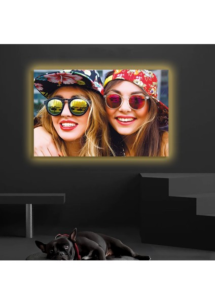 LED Işıklı Kanvas Tablo, 3D Dekoratif Baskılı Tablo Yapay Zeka Destekli Modern Tasarımlar 34 fiyatları