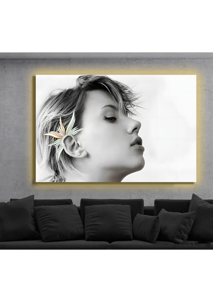 LED Işıklı Kanvas Tablo, 3D Dekoratif Baskılı Tablo Yapay Zeka Destekli Modern Tasarımlar 125