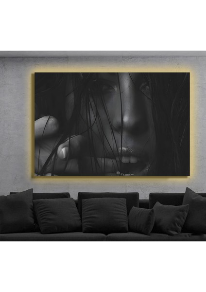 LED Işıklı Kanvas Tablo, 3D Dekoratif Baskılı Tablo Yapay Zeka Destekli Modern Tasarımlar 233