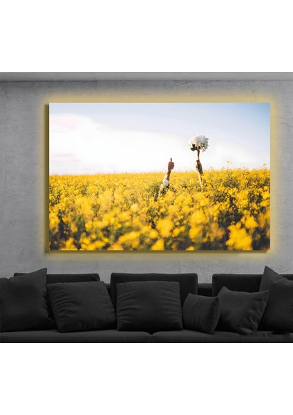 LED Işıklı Kanvas Tablo, 3D Dekoratif Baskılı Tablo Yapay Zeka Destekli Modern Tasarımlar 402