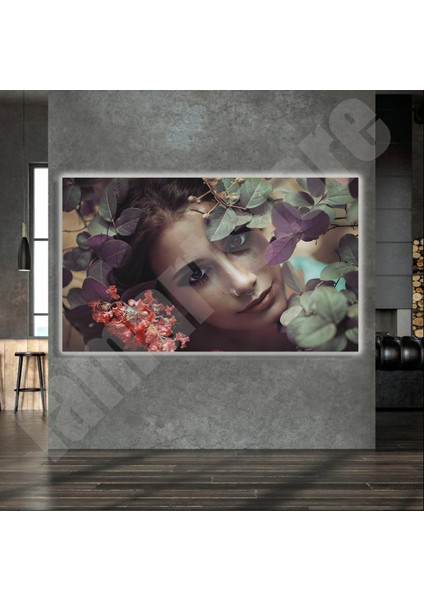 LED Işıklı Kanvas Tablo, 3D Dekoratif Baskılı Tablo Yapay Zeka Destekli Modern Tasarımlar 304