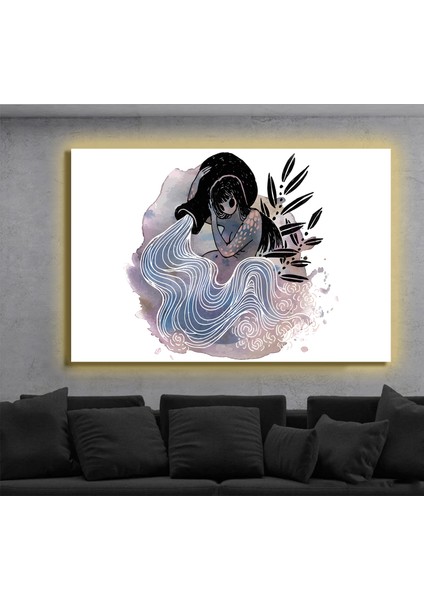 LED Işıklı Kanvas Tablo, 3D Dekoratif Baskılı Tablo Yapay Zeka Destekli Modern Tasarımlar 10