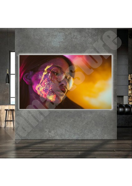 LED Işıklı Kanvas Tablo, 3D Dekoratif Baskılı Tablo Yapay Zeka Destekli Modern Tasarımlar 13 indirimleri