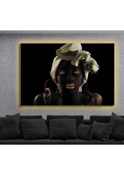 LED Işıklı Kanvas Tablo, 3D Dekoratif Baskılı Tablo Yapay Zeka Destekli Modern Tasarımlar 481