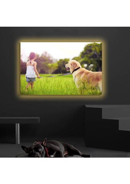 LED Işıklı Kanvas Tablo, 3D Dekoratif Baskılı Tablo Yapay Zeka Destekli Modern Tasarımlar 401 fiyatları