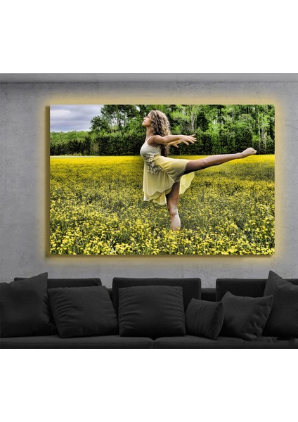 LED Işıklı Kanvas Tablo, 3D Dekoratif Baskılı Tablo Yapay Zeka Destekli Modern Tasarımlar 512