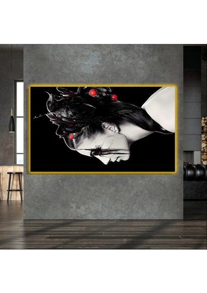 LED Işıklı Kanvas Tablo, 3D Dekoratif Baskılı Tablo Yapay Zeka Destekli Modern Tasarımlar 418 fırsatları