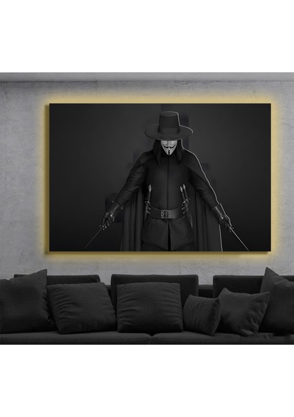 LED Işıklı Kanvas Tablo, 3D Dekoratif Baskılı Tablo Yapay Zeka Destekli Modern Tasarımlar 267