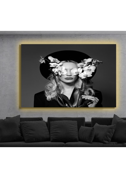 LED Işıklı Kanvas Tablo, 3D Dekoratif Baskılı Tablo Yapay Zeka Destekli Modern Tasarımlar 27