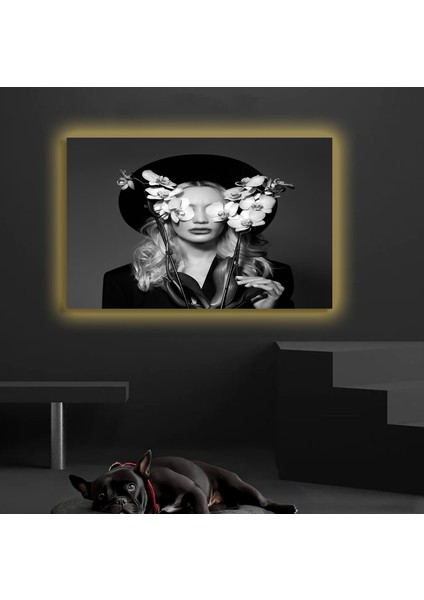 LED Işıklı Kanvas Tablo, 3D Dekoratif Baskılı Tablo Yapay Zeka Destekli Modern Tasarımlar 27 fiyatları