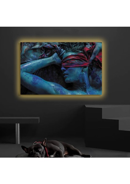 LED Işıklı Kanvas Tablo, 3D Dekoratif Baskılı Tablo Yapay Zeka Destekli Modern Tasarımlar 62 fiyatları