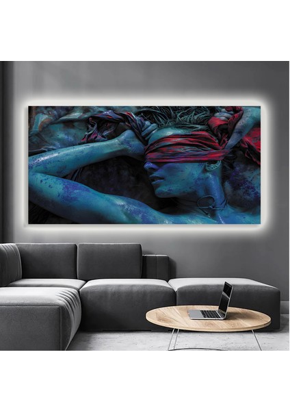 LED Işıklı Kanvas Tablo, 3D Dekoratif Baskılı Tablo Yapay Zeka Destekli Modern Tasarımlar 62 modelleri