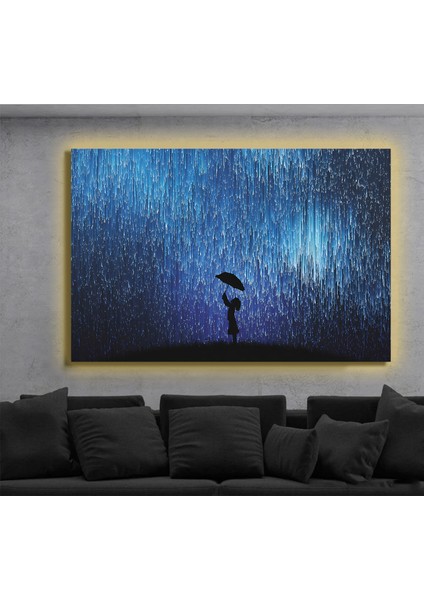 LED Işıklı Kanvas Tablo, 3D Dekoratif Baskılı Tablo Yapay Zeka Destekli Modern Tasarımlar 520