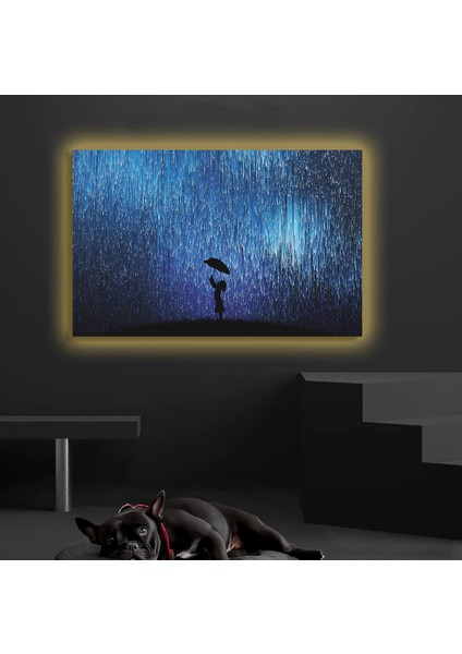 LED Işıklı Kanvas Tablo, 3D Dekoratif Baskılı Tablo Yapay Zeka Destekli Modern Tasarımlar 520