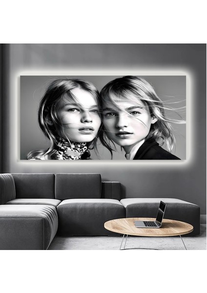 LED Işıklı Kanvas Tablo, 3D Dekoratif Baskılı Tablo Yapay Zeka Destekli Modern Tasarımlar 231 modelleri