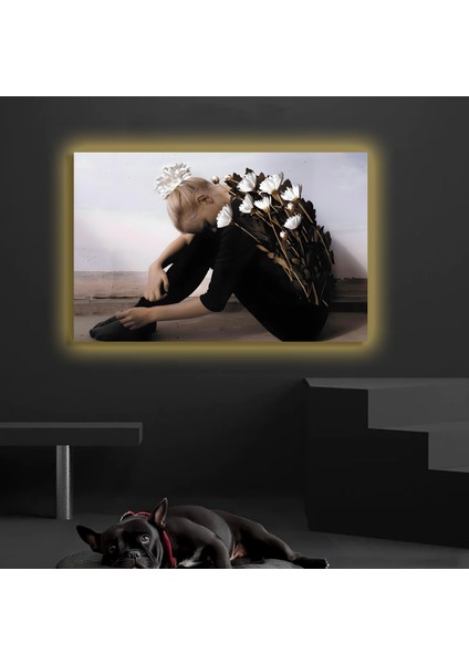 LED Işıklı Kanvas Tablo, 3D Dekoratif Baskılı Tablo Yapay Zeka Destekli Modern Tasarımlar 336 fiyatları