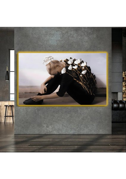 LED Işıklı Kanvas Tablo, 3D Dekoratif Baskılı Tablo Yapay Zeka Destekli Modern Tasarımlar 336 fırsatları