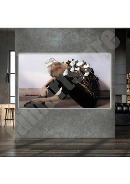 LED Işıklı Kanvas Tablo, 3D Dekoratif Baskılı Tablo Yapay Zeka Destekli Modern Tasarımlar 336 indirimleri