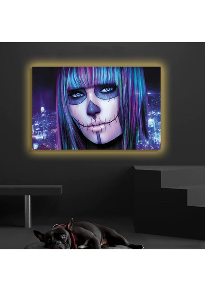 LED Işıklı Kanvas Tablo, 3D Dekoratif Baskılı Tablo Yapay Zeka Destekli Modern Tasarımlar 473 fiyatları