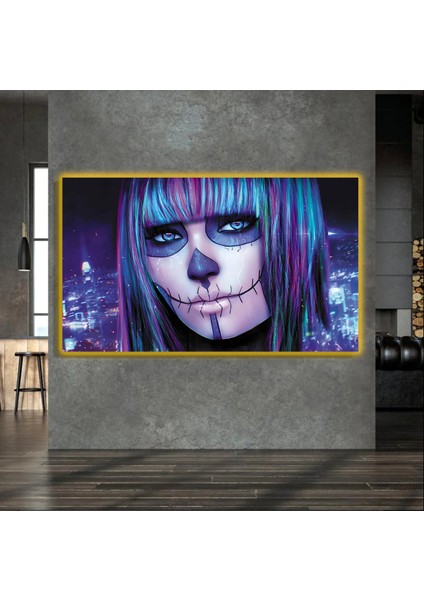 LED Işıklı Kanvas Tablo, 3D Dekoratif Baskılı Tablo Yapay Zeka Destekli Modern Tasarımlar 473 fırsatları