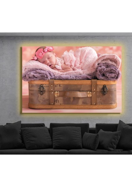 LED Işıklı Kanvas Tablo, 3D Dekoratif Baskılı Tablo Yapay Zeka Destekli Modern Tasarımlar 397