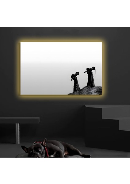 LED Işıklı Kanvas Tablo, 3D Dekoratif Baskılı Tablo Yapay Zeka Destekli Modern Tasarımlar 388 fiyatları