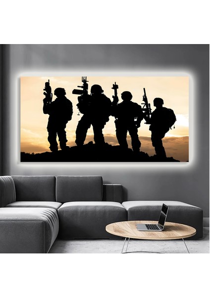 LED Işıklı Kanvas Tablo, 3D Dekoratif Baskılı Tablo Yapay Zeka Destekli Modern Tasarımlar 412 modelleri