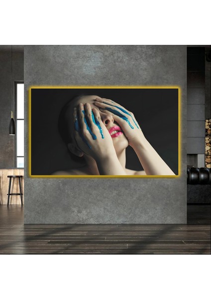 LED Işıklı Kanvas Tablo, 3D Dekoratif Baskılı Tablo Yapay Zeka Destekli Modern Tasarımlar 465 fırsatları