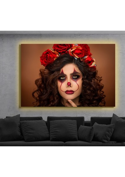 LED Işıklı Kanvas Tablo, 3D Dekoratif Baskılı Tablo Yapay Zeka Destekli Modern Tasarımlar 17