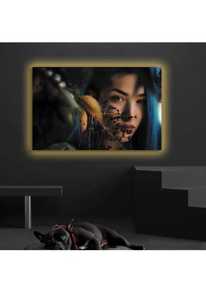 LED Işıklı Kanvas Tablo, 3D Dekoratif Baskılı Tablo Yapay Zeka Destekli Modern Tasarımlar 170 fiyatları