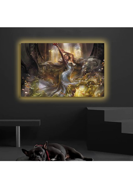 LED Işıklı Kanvas Tablo, 3D Dekoratif Baskılı Tablo Yapay Zeka Destekli Modern Tasarımlar 178 fiyatları